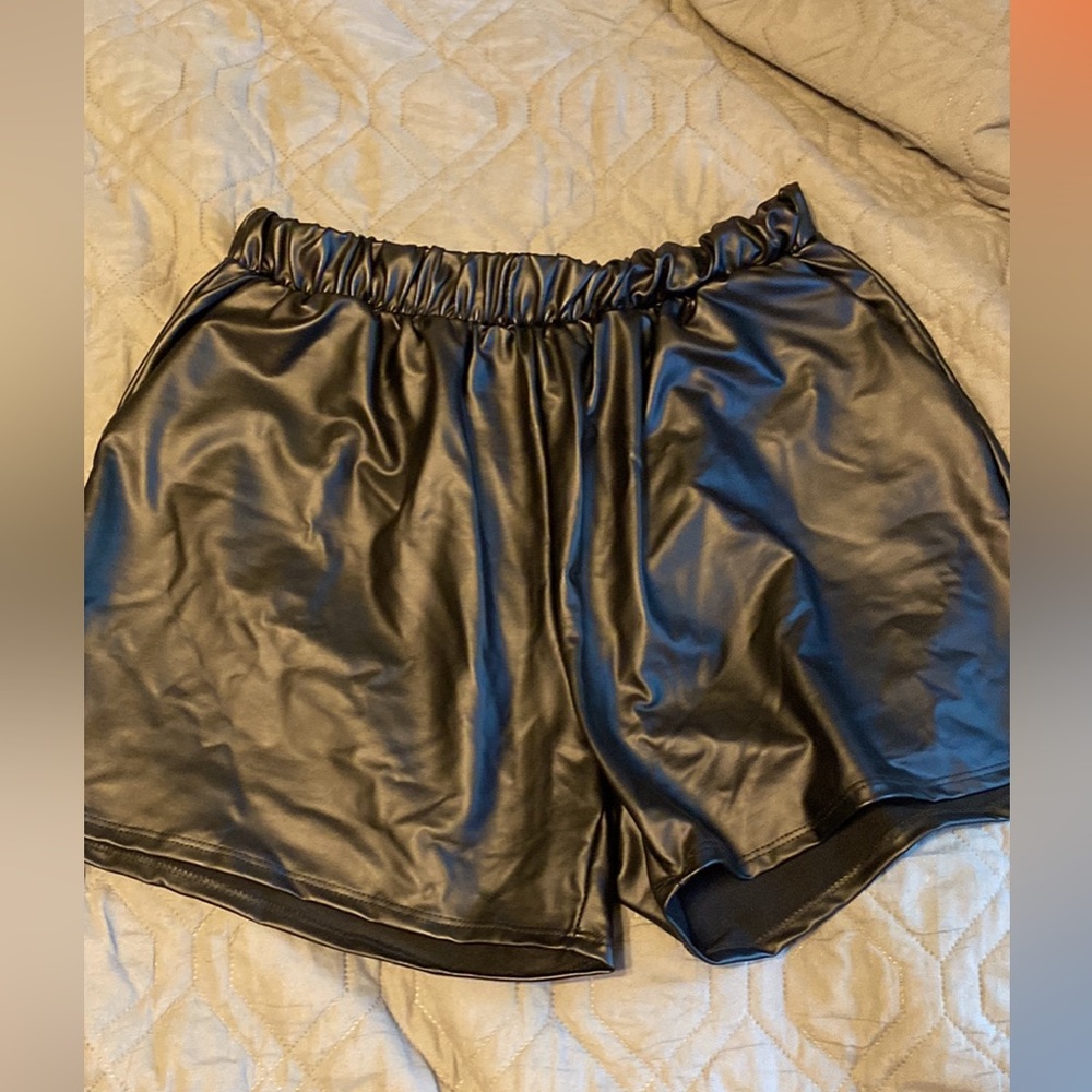 NWOT Heimish Faux Leather Shorts